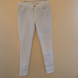 Old Navy Rockstar Midrise white jeans